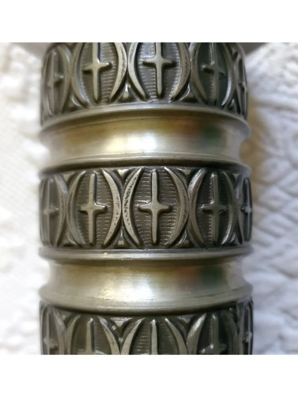 Vtg Haugrud Norwegian Pewter scandinavian 7x6
